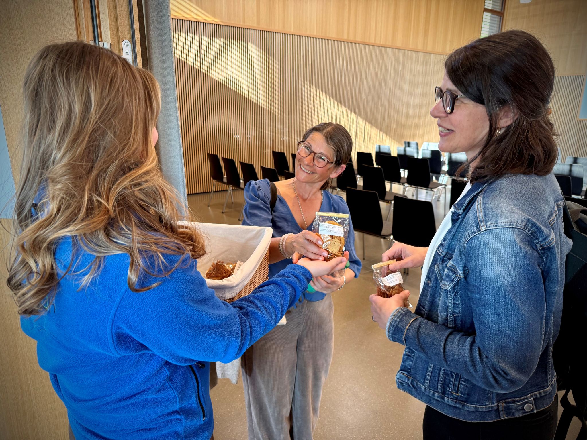 Verteilung der Brot Chips